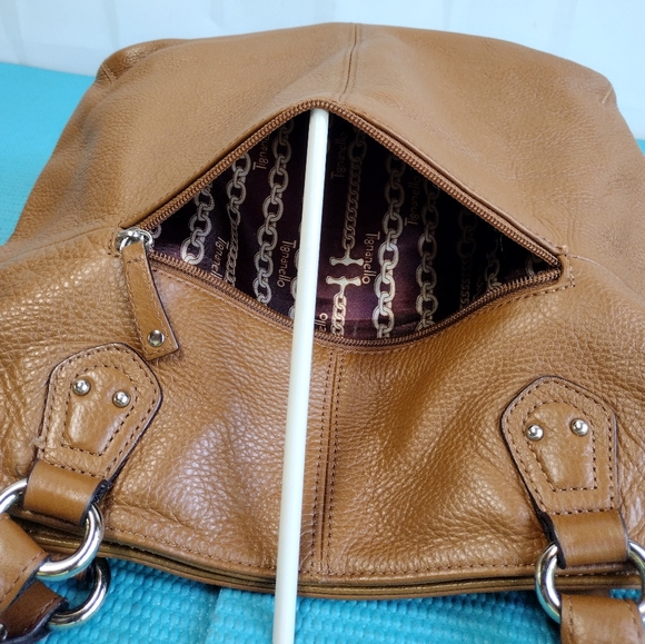 Tignanello Camel Tan Leather Shoulder Bag - Medium - Picture 7 of 10
